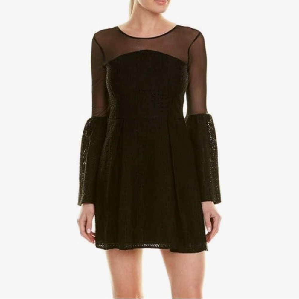 BCBGeneration Women's Trumpet Sleeve Dress